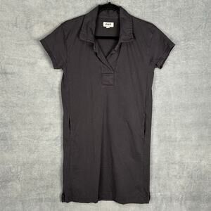 Pact Dress Women Extra Small Black Short Sleeve Organic Cotton Sustainable Comfy